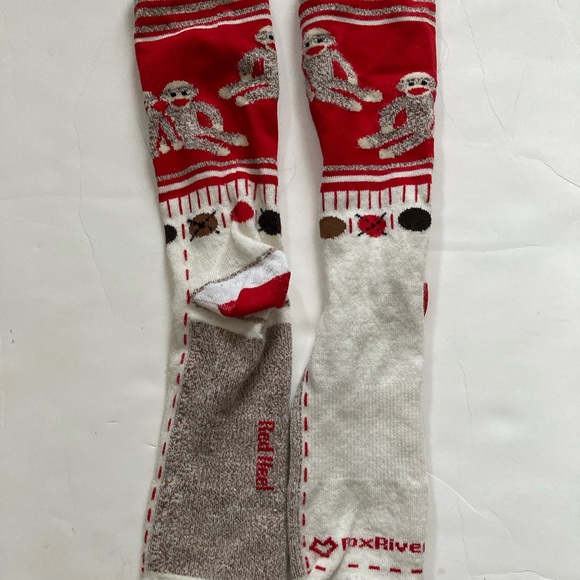 Fox River sock monkey wool socks womens small 6-8 EUC - Picture 2 of 2